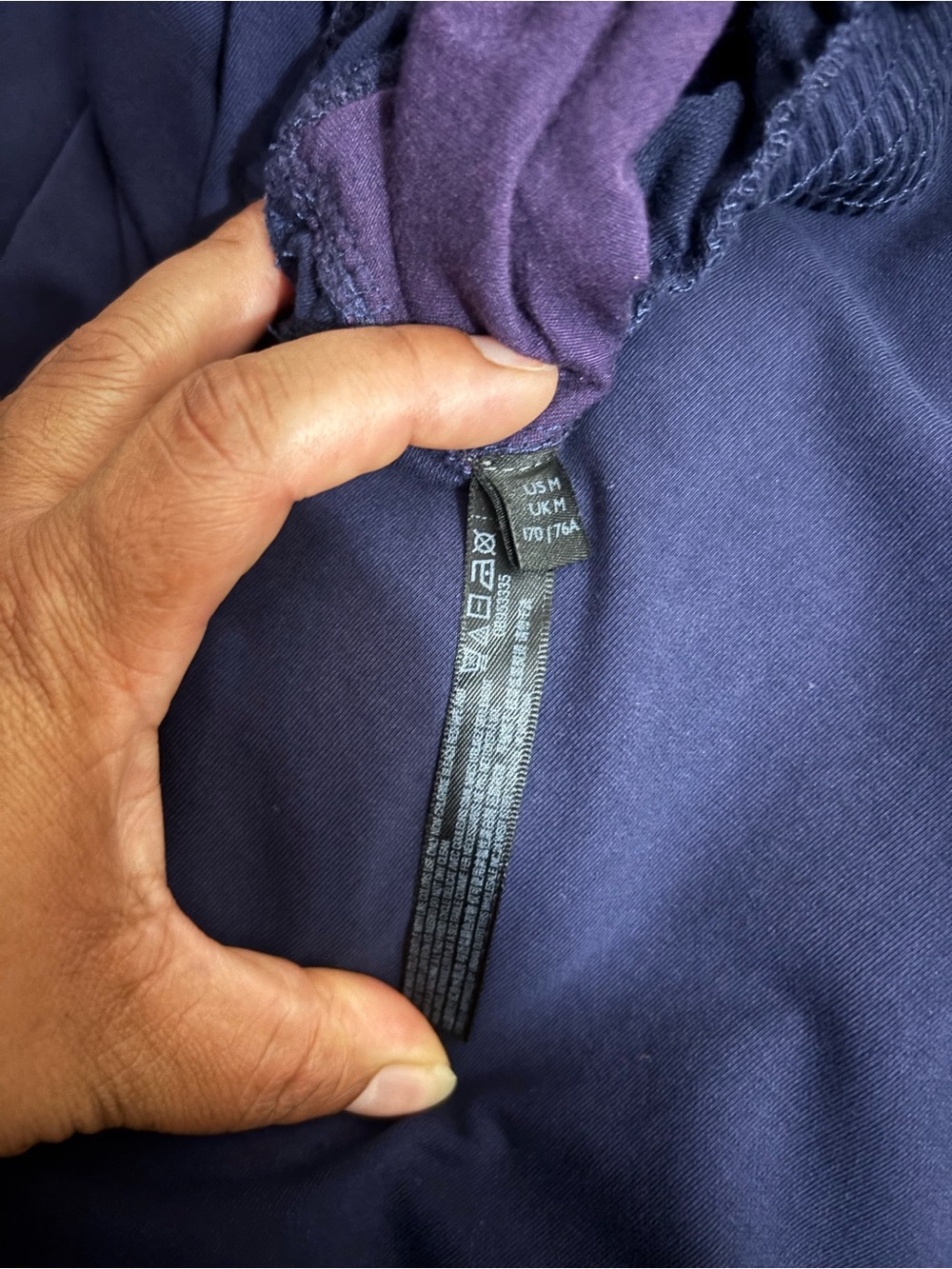 Anthropologie Saturday Sunday Women’s Navy Button-Front Trousers Size M - Picture 8 of 12